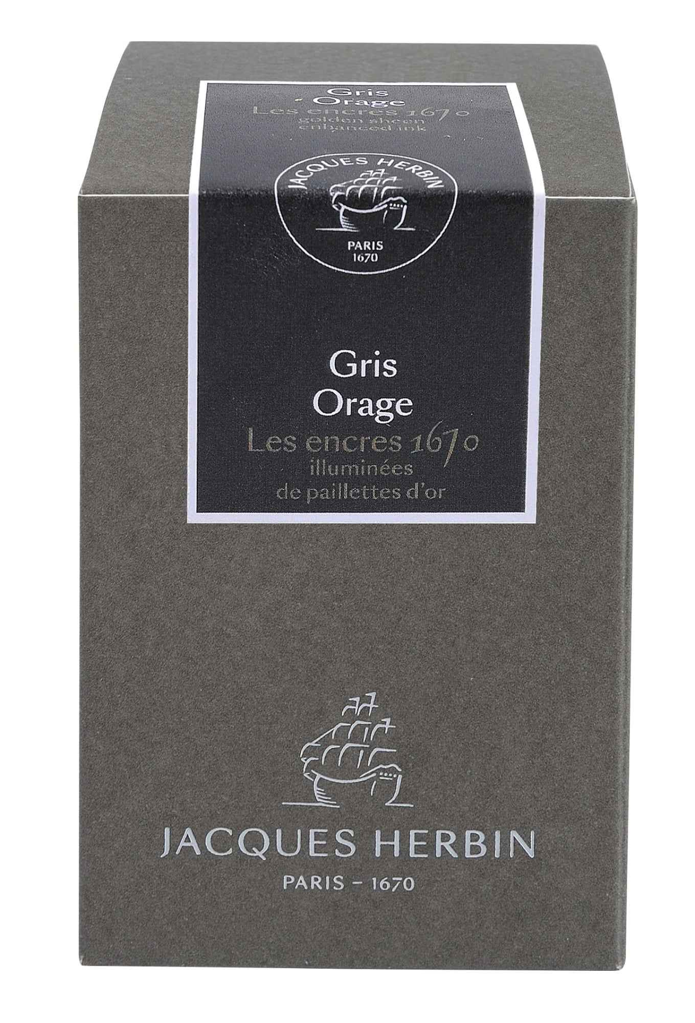 Gris Orage - Jacques Herbin 1670 Anniversary Ink