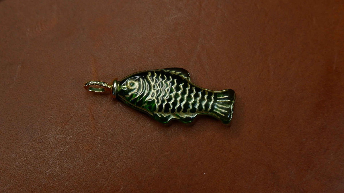 The Little Green Fish Journal Charm