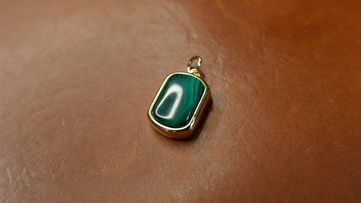 The Malachite Tablet Journal Charm