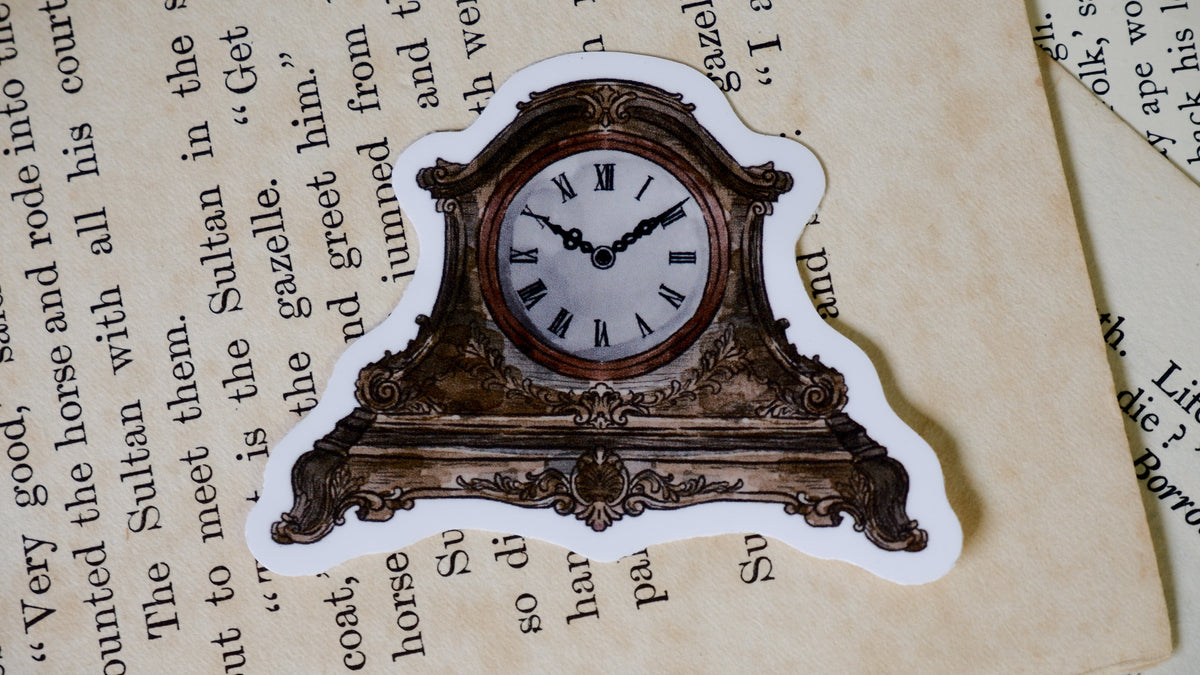 The Mantel Clock | Stationer's Emporium Exclusive Vinyl Sticker
