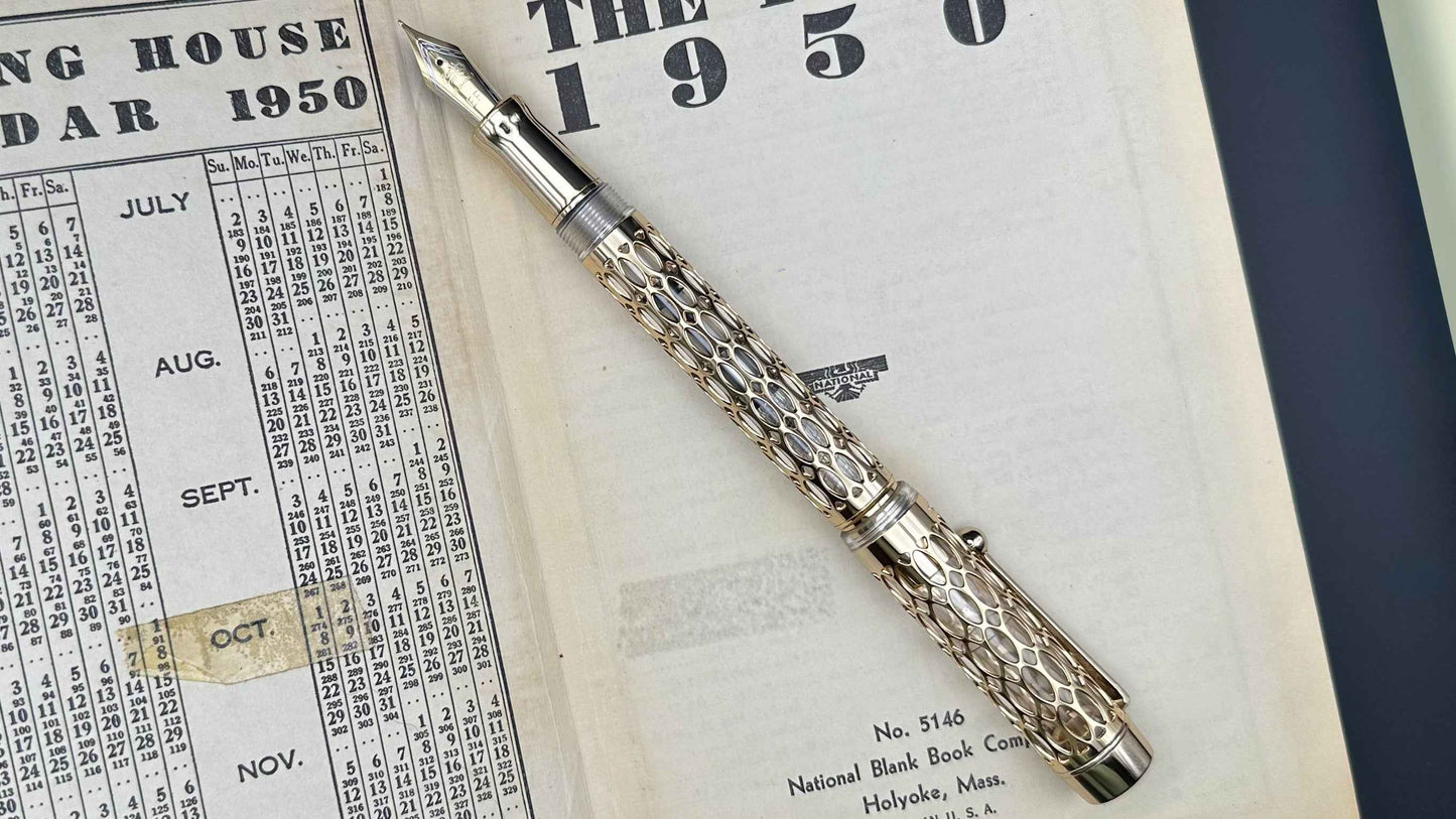 Jinhao Century 100 Gold Hollow Series Fountain Pen