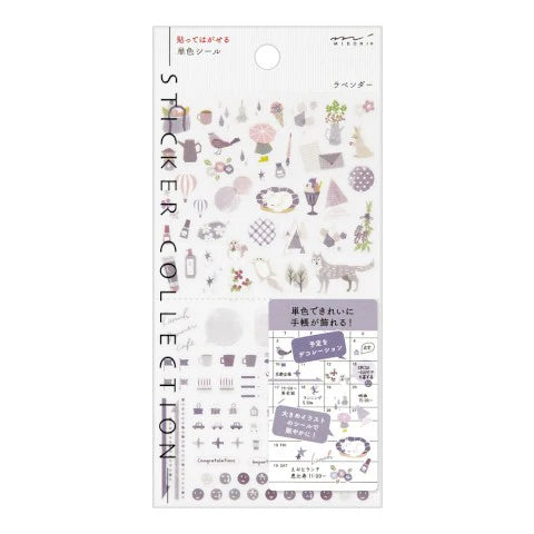 Midori Color Stickers – Lavender