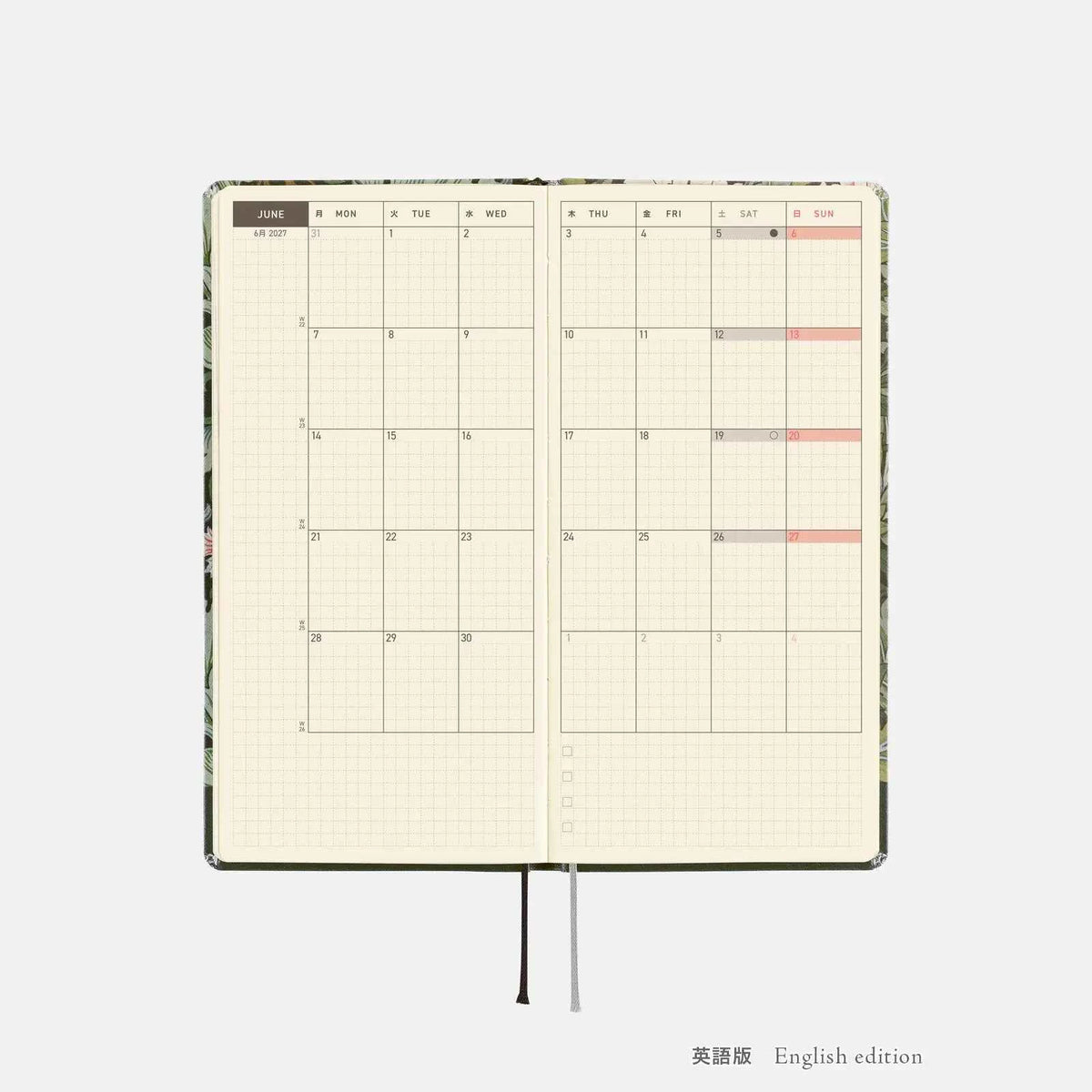 Hobonichi Techo Weeks 2027 - V&A Series: Leicester
