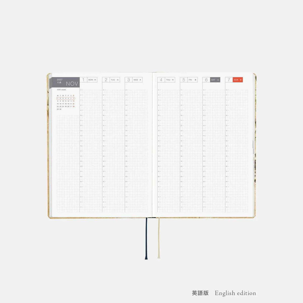 Hobonichi Techo A5 HON 2027 - V&A Series: Vine
