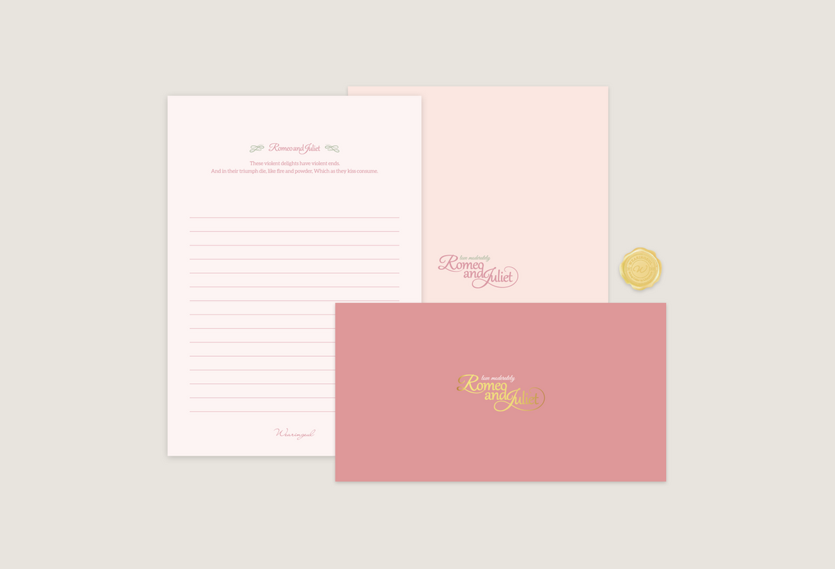 Wearingeul World Literature Letter Set
