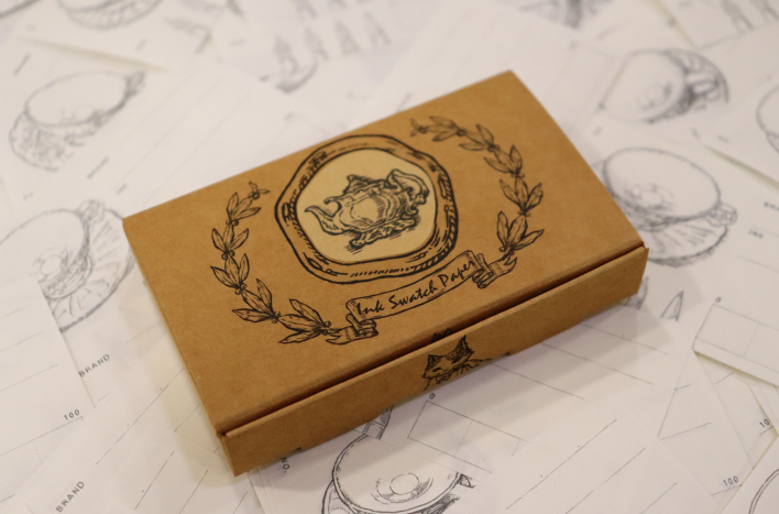 Dominant Industry Ink Tea Time – Ink Swatch Paper