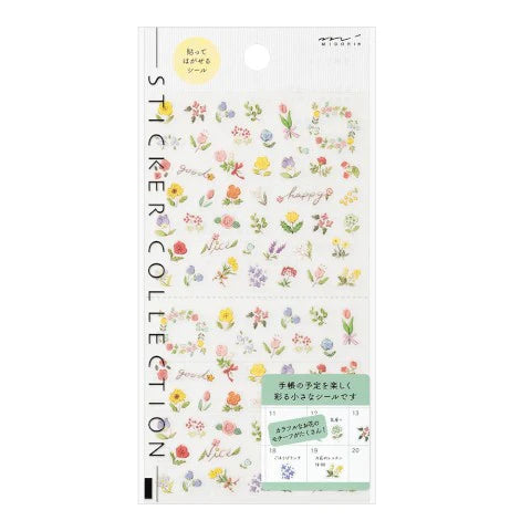 Midori Stickers – Wild Flowers