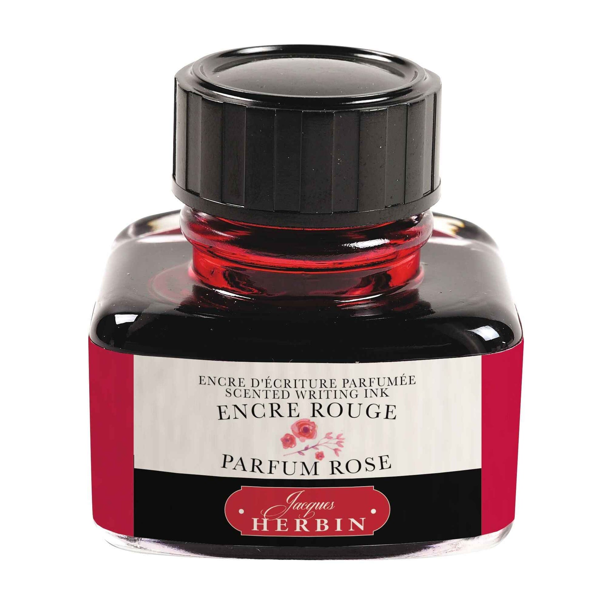 Encre Rouge – Parfum Rose (Scented Ink) - Jacques Herbin