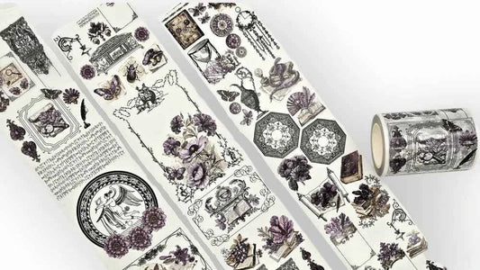 Purple Academia Transparent Tape