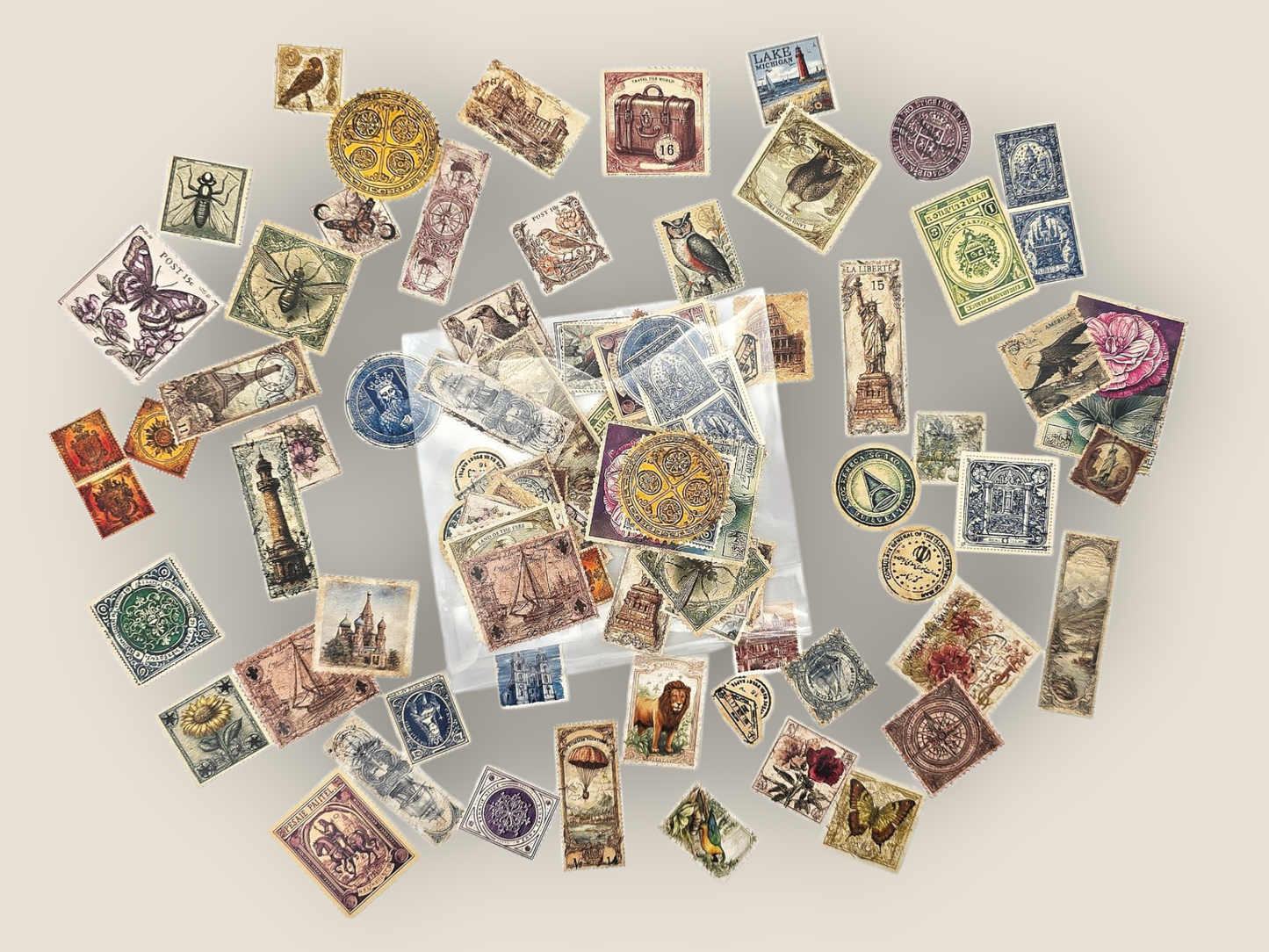 Stamps Paper Cutouts