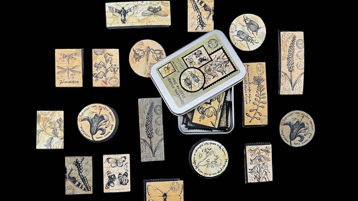 Specimen Sticker Tin Box