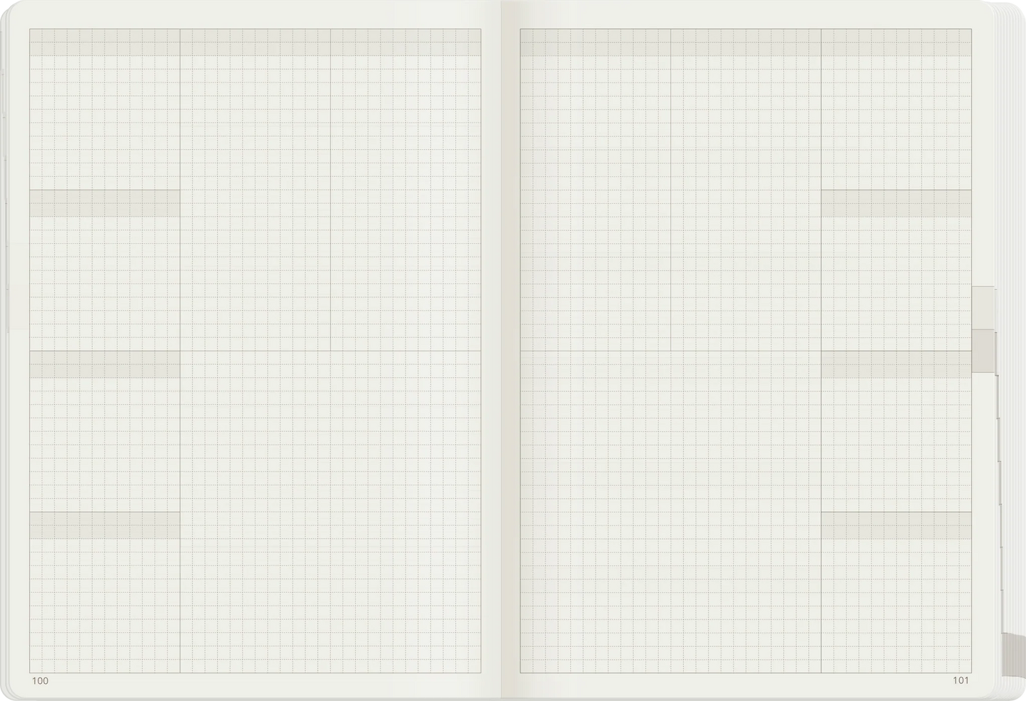 Wonderland 222 A5 Core Undated Weekly Planner - Unstacked Weekends