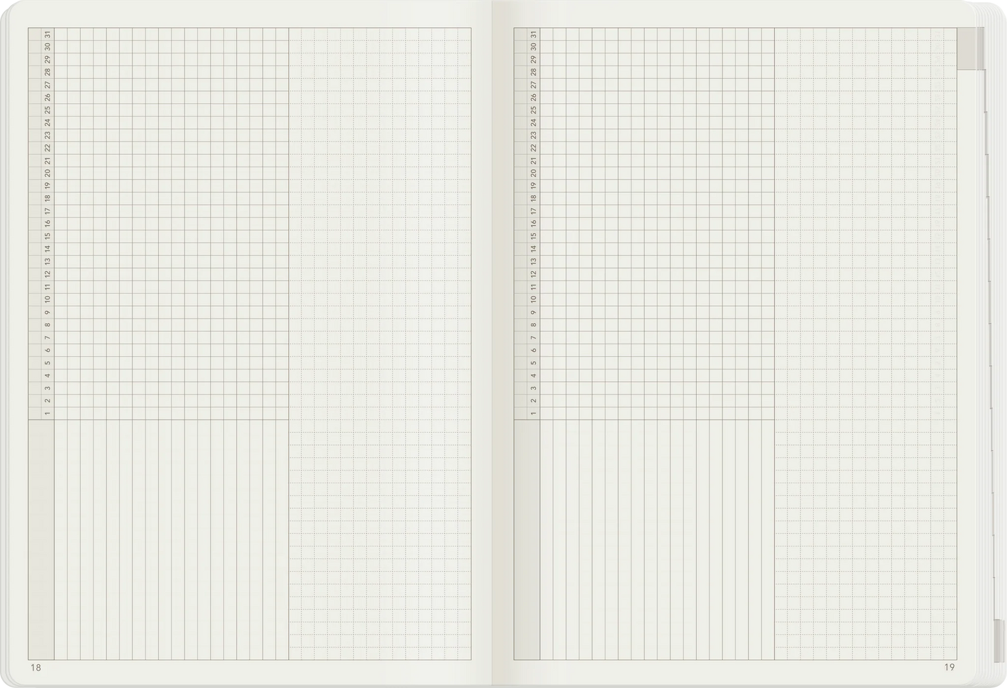 Wonderland 222 A5 All-in-One Undated Weekly Planner- Stacked Weekends