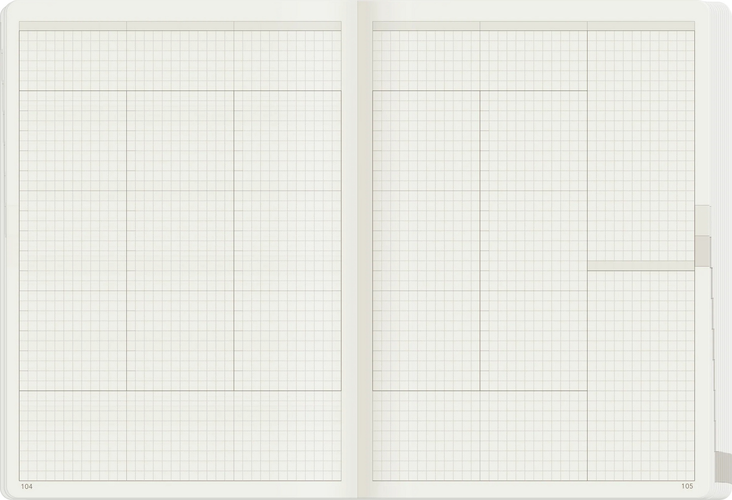 Wonderland 222 A5 All-in-One Undated Weekly Planner- Stacked Weekends