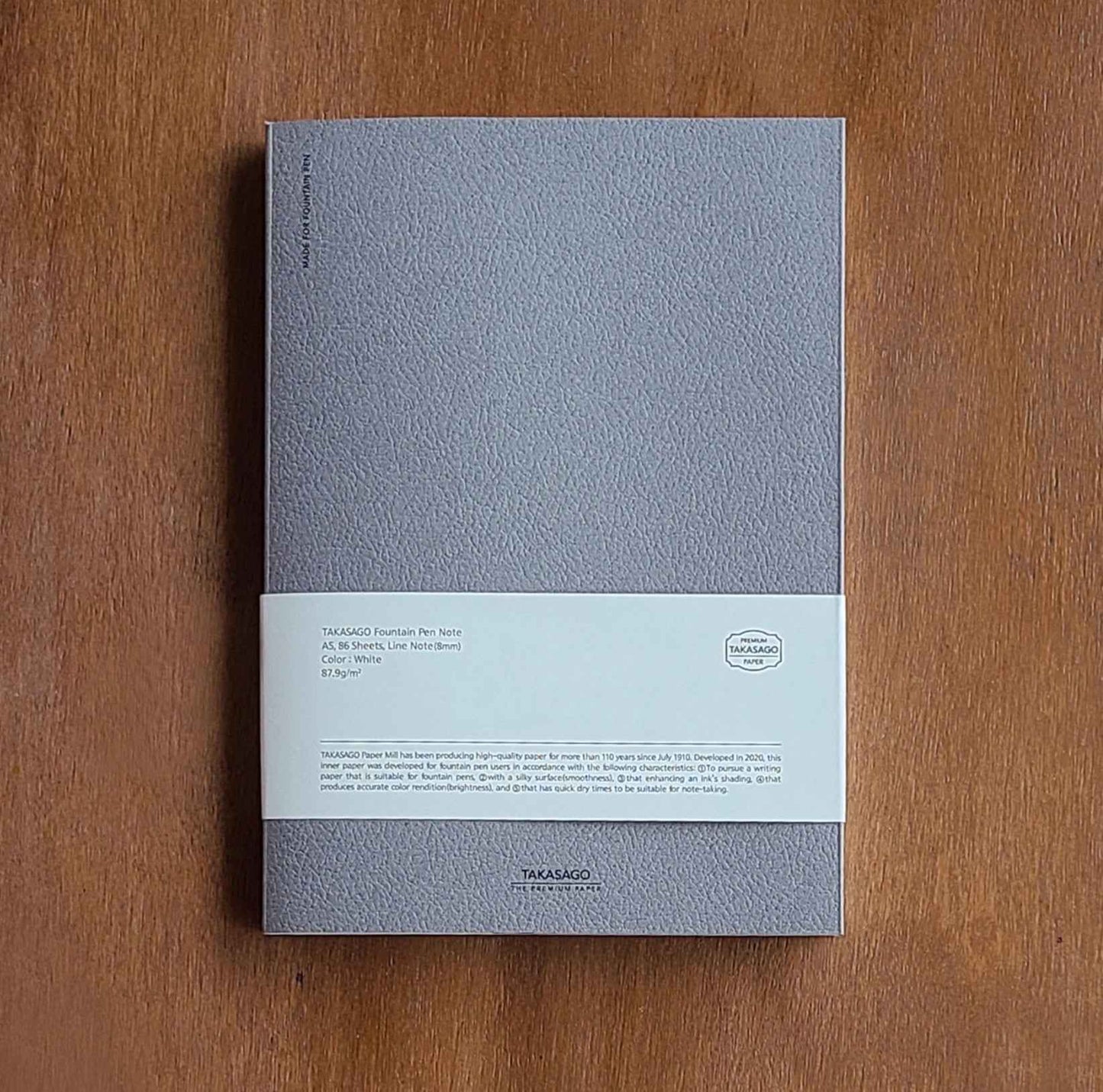 Takasago Fountain Pen Notebook (A5)