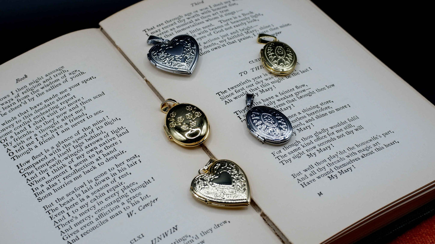 Gold-Filled Journal Lockets