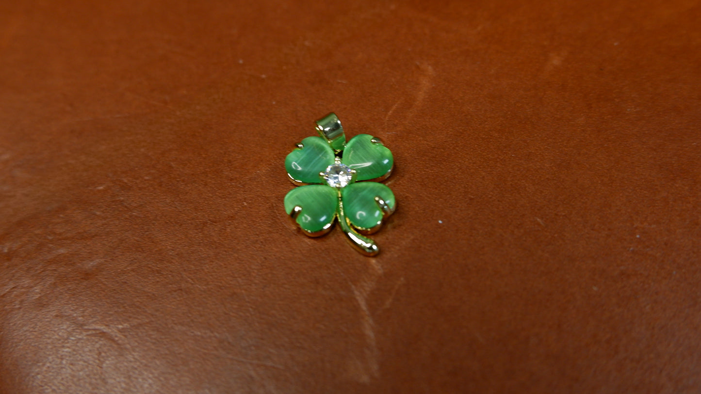 The Lucky Clover Journal Charm
