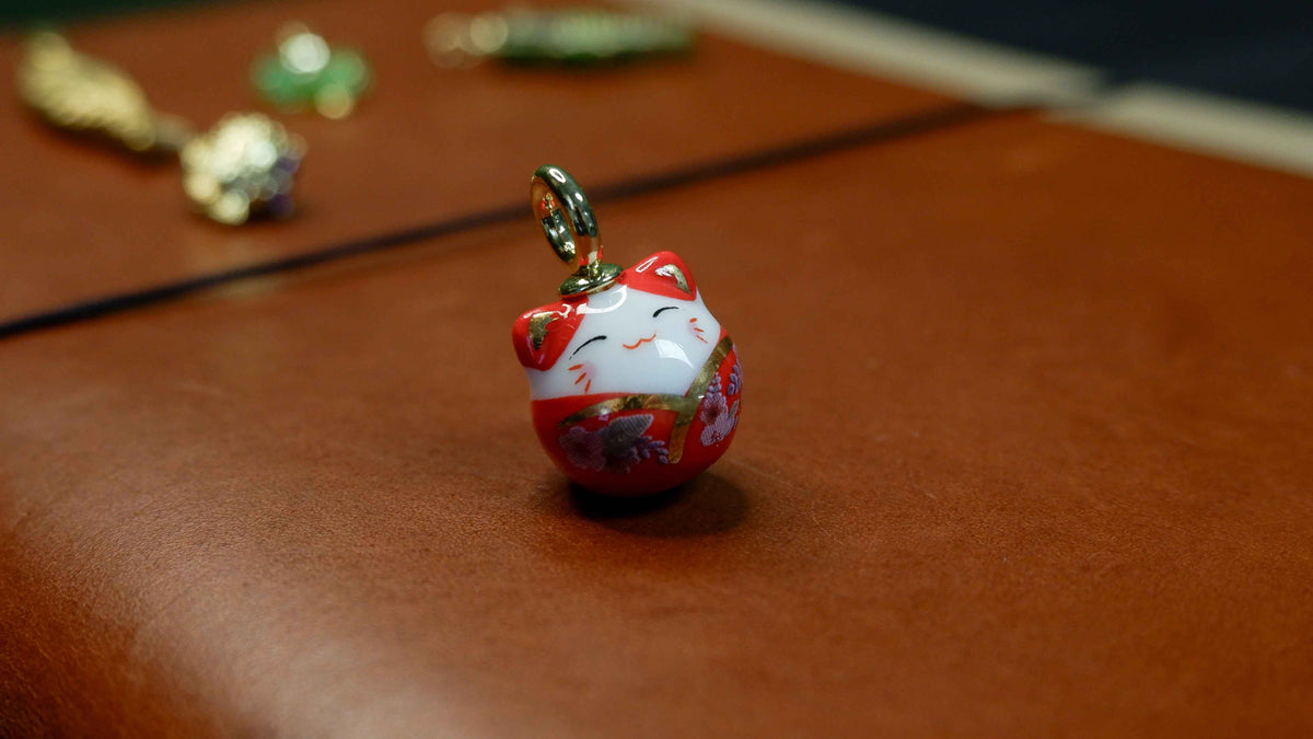 The Lucky Cat Journal Charm