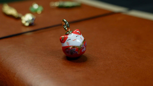 The Lucky Cat Journal Charm