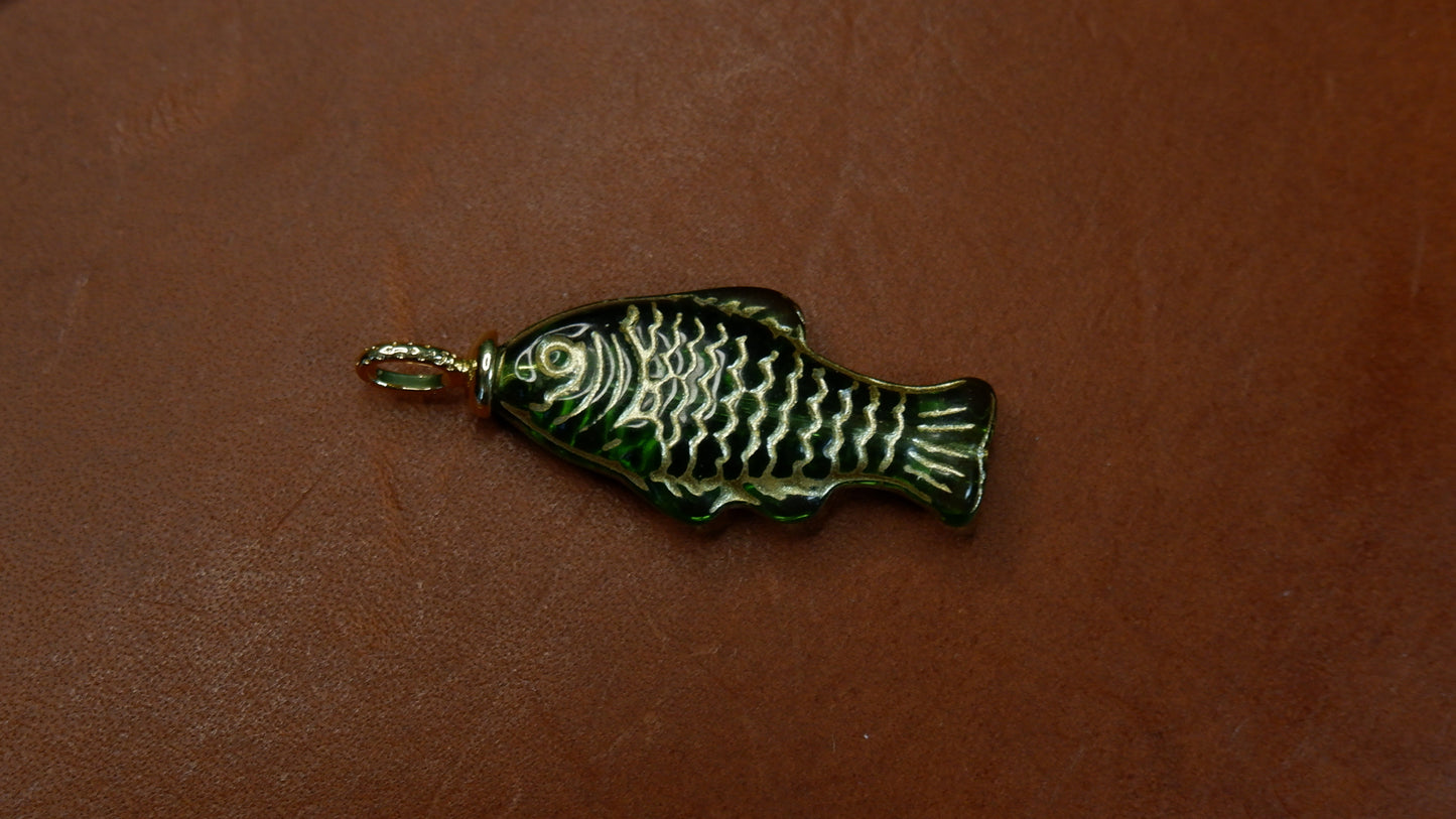 The Little Green Fish Journal Charm