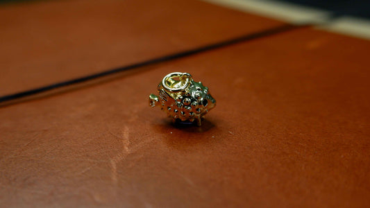The Tiny Pufferfish Journal Charm