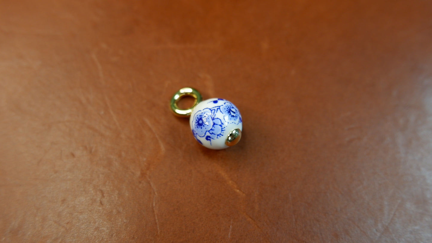 The Porcelain Bloom Journal Charm