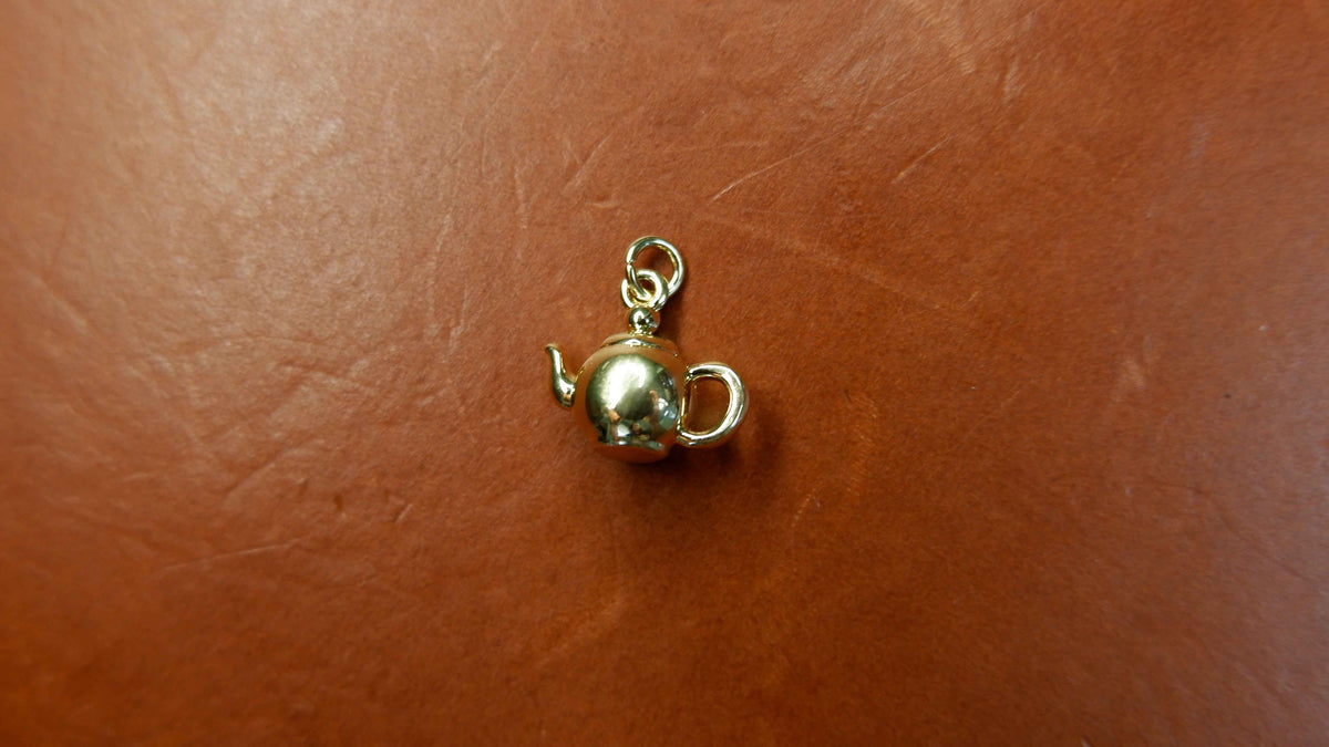 The Little Teapot Journal Charm (24k Filled)