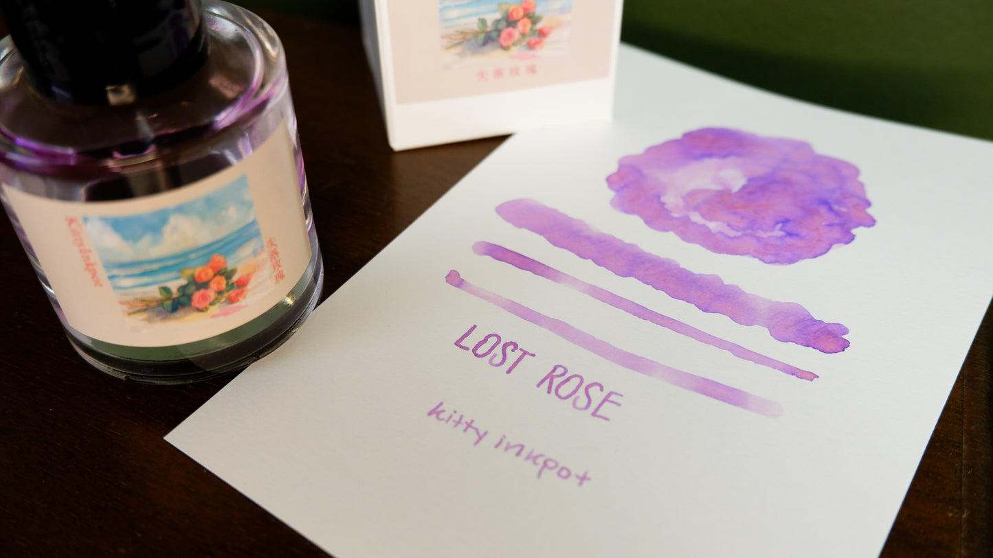 Lost Rose – Kitty Inkpot Fountain Pen Ink