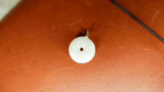 Scholar's Jade Journal Charm — Pale Green