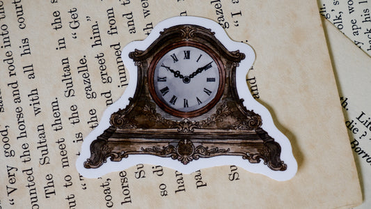 The Mantel Clock | Stationer's Emporium Exclusive Vinyl Sticker
