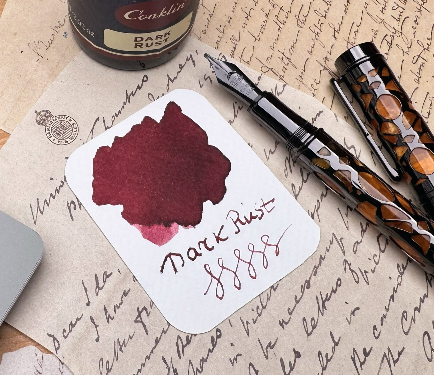 Dark Rust - Conklin Fountain Pen Ink