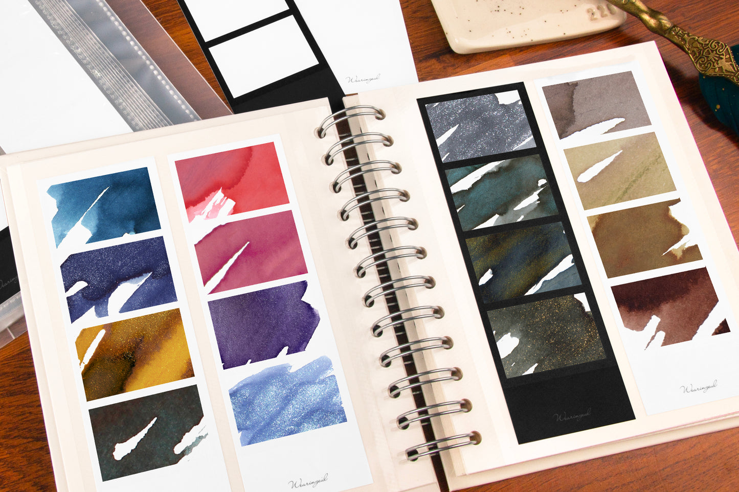 Four Photos - Ink Swatches