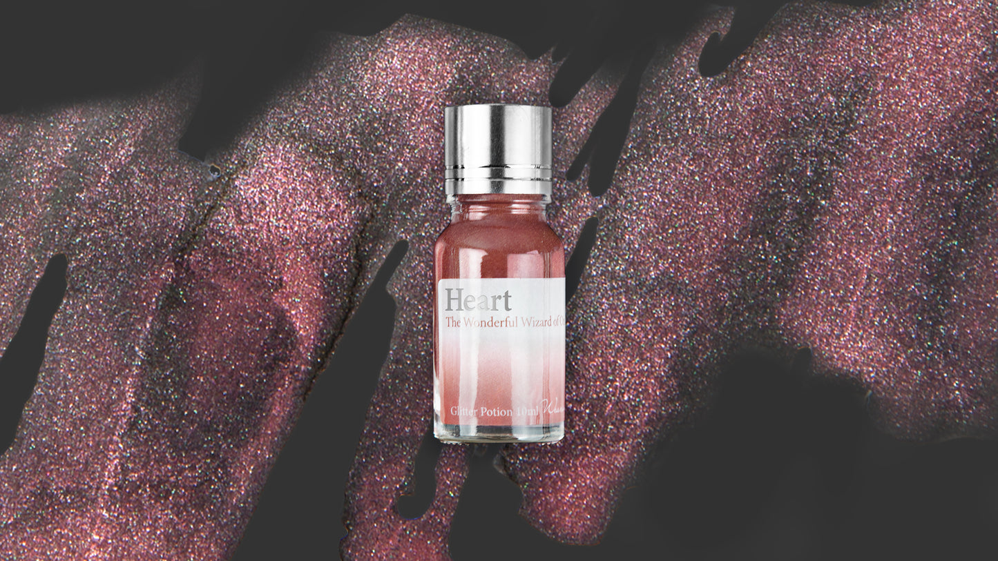 Heart Glitter Potion - Wearingeul Fountain Pen Ink
