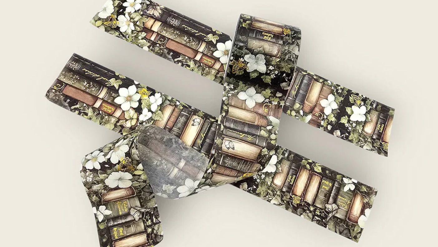 Summer Academia Foil Washi Tape
