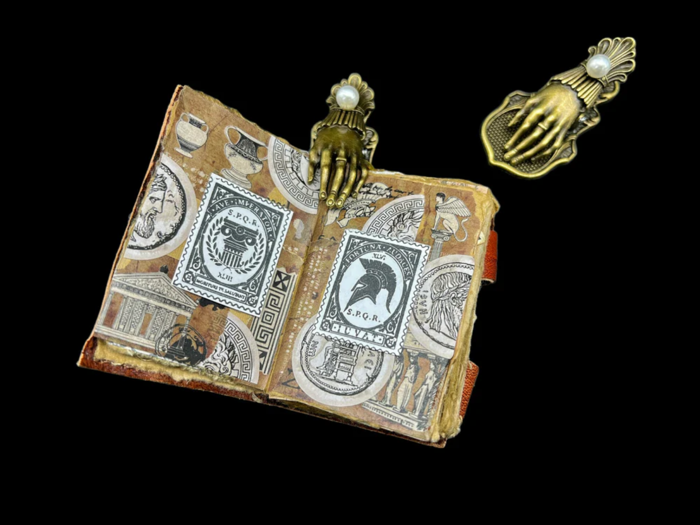 Victorian Hand Journal Clip