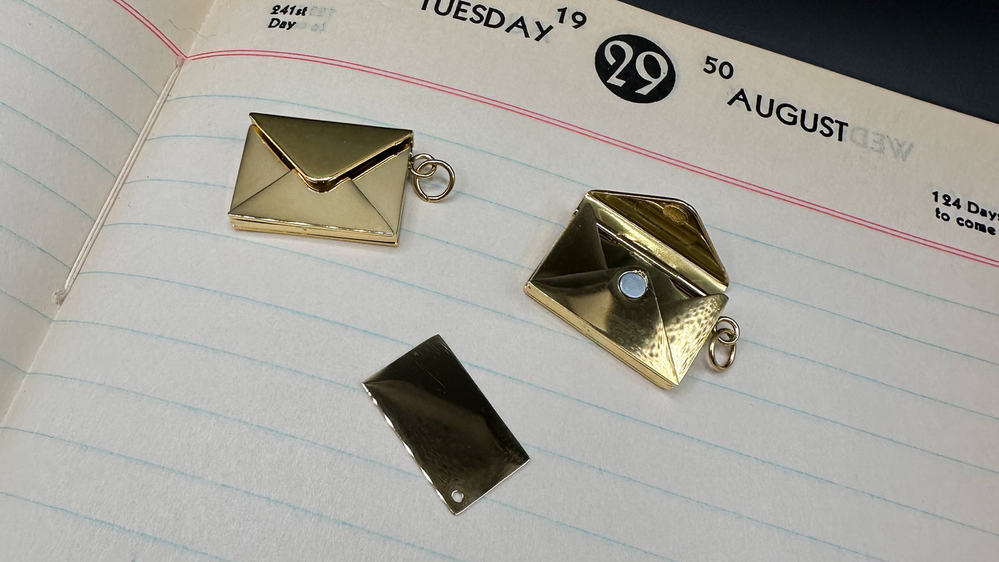 Sealed Letter Journal Charm