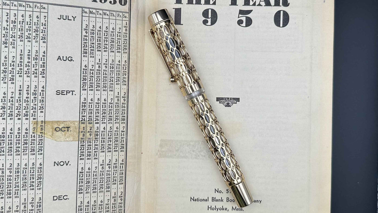 Jinhao Century 100 Gold Hollow Series Fountain Pen
