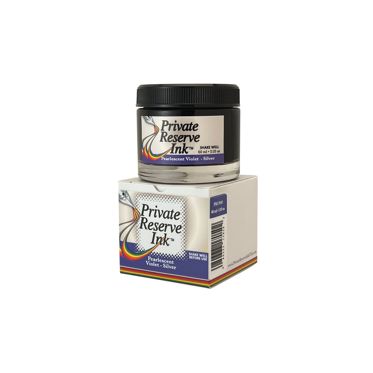 Pearlescent Violet-Silver - Private Reserve Fountain Pen Ink
