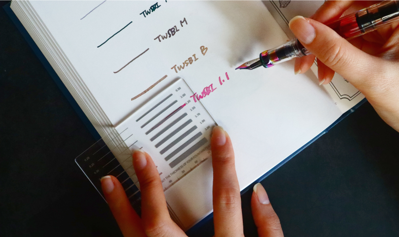 MM Pad | Fountain Pen Nib Thickness Gauge
