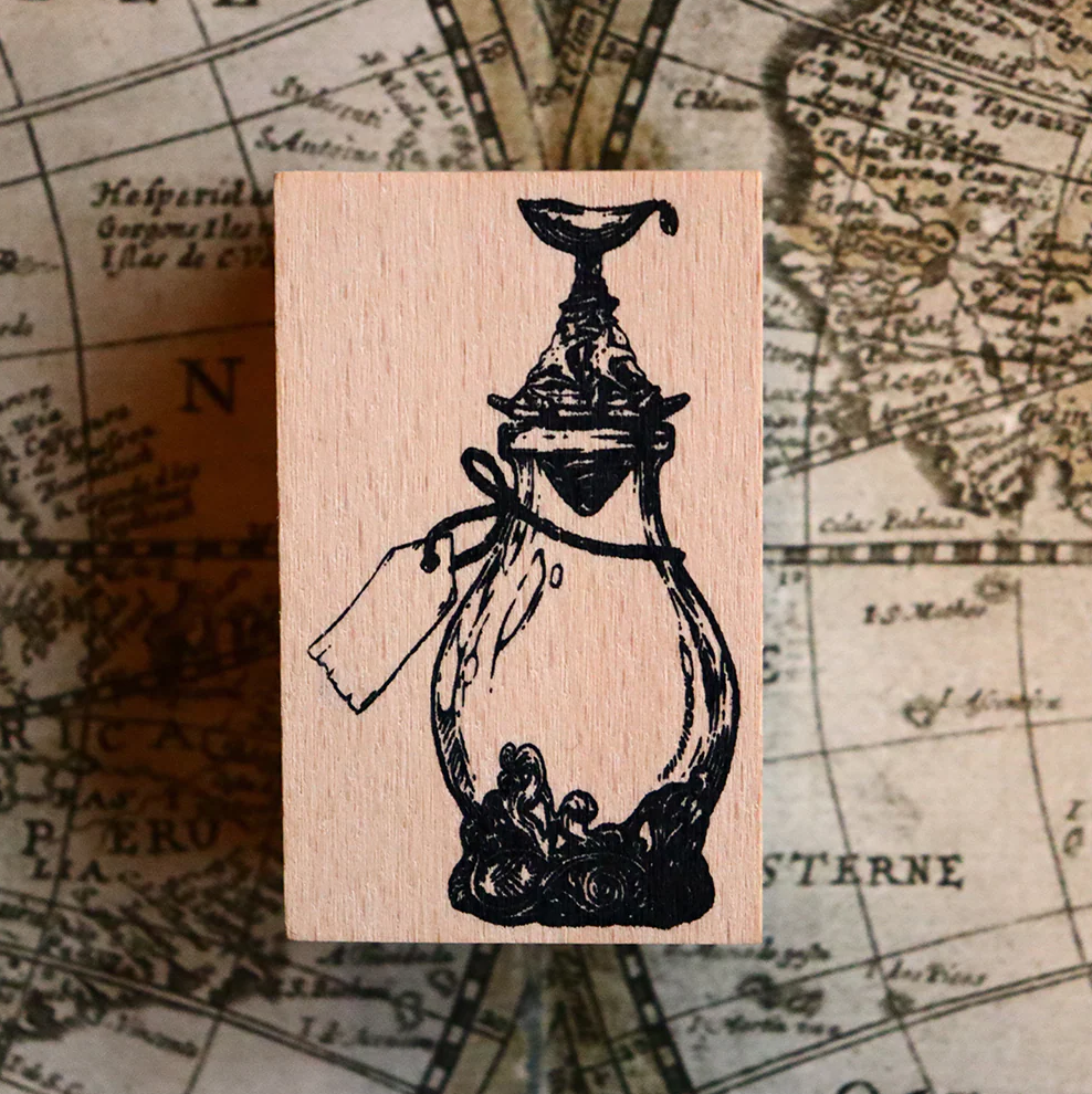 A Log of Atlantis | Wood Stamp for Ink Swatching