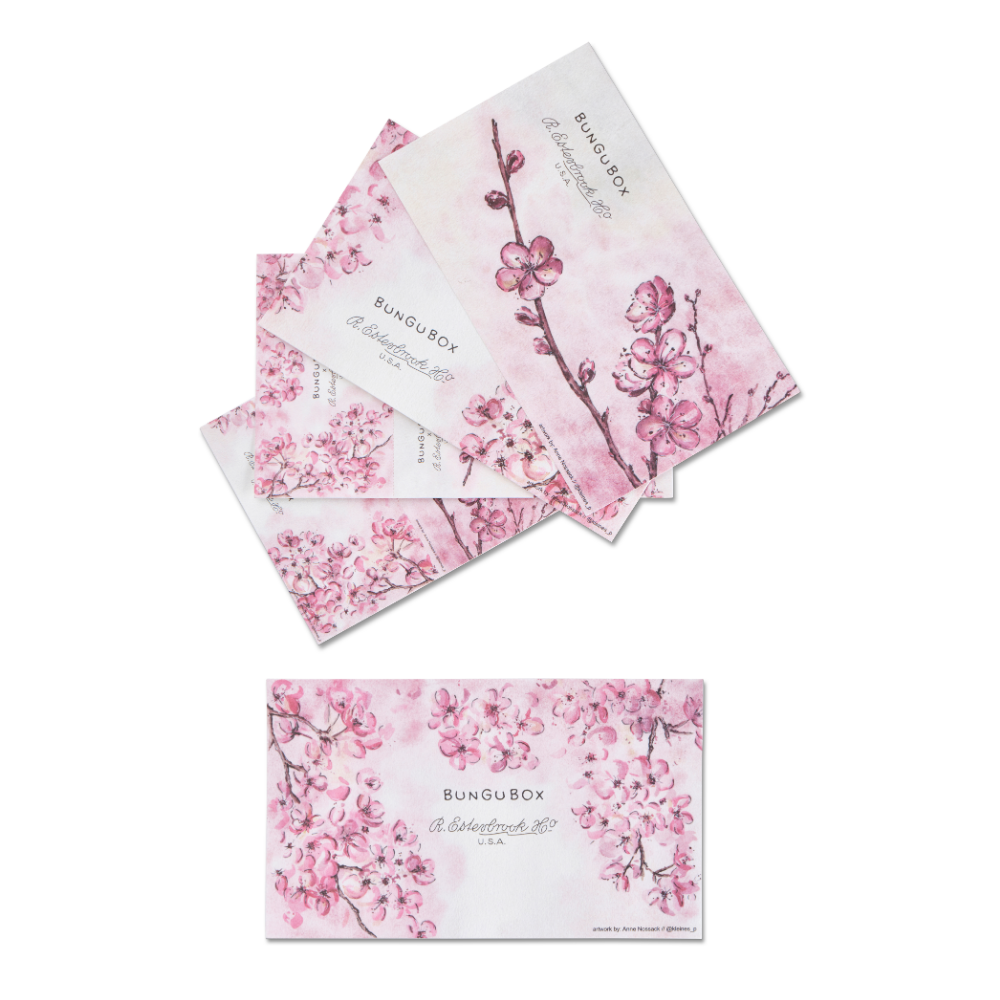 Esterbrook BUNGUBOX Kachofugestu Flower Blotter Paper
