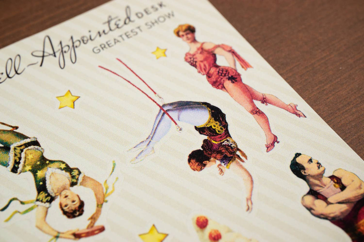 Greatest Show Circus Sticker Sheet