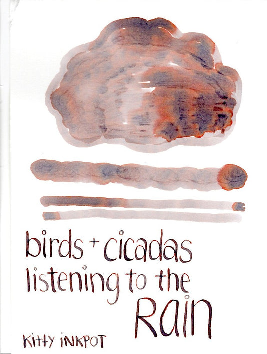 Birds & Cicadas Listening to Rain - Kitty Inkpot Fountain Pen Ink