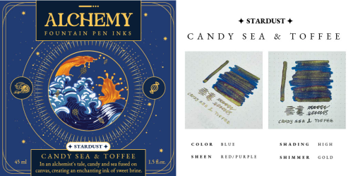 Stardust Candy Sea & Toffee - Endless Alchemy Fountain Pen Ink