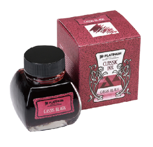Cassis Black - Platinum Fountain Pen Ink