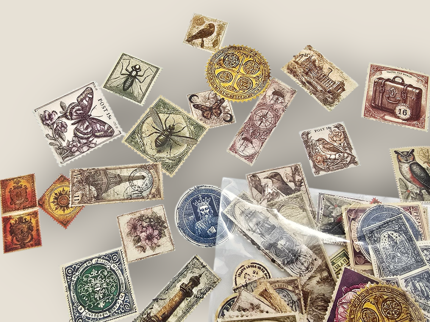 Stamps Paper Cutouts