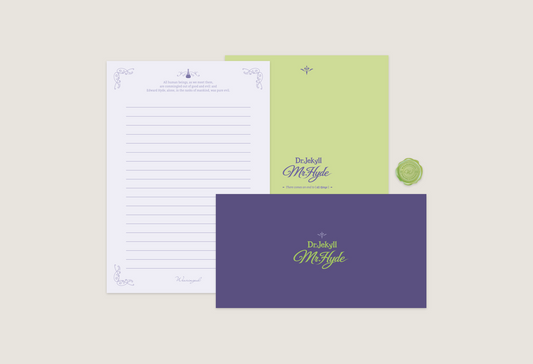 Wearingeul World Literature Letter Set