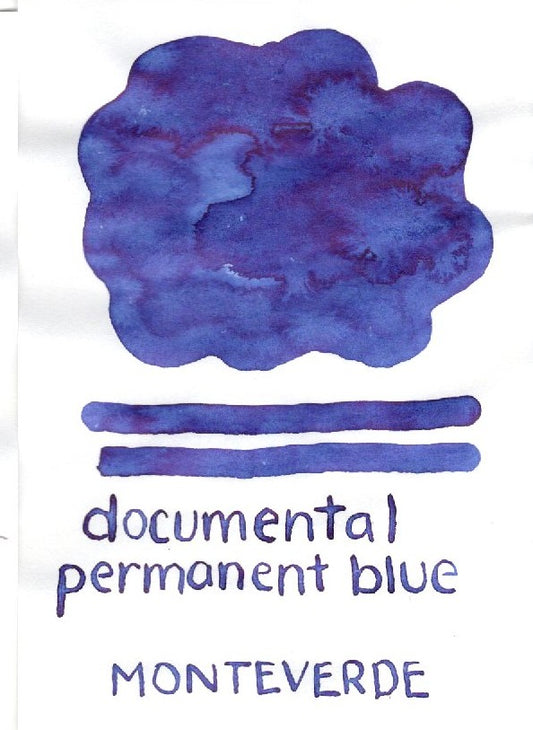 Documental Permanent Blue - Monteverde Fountain Pen Ink