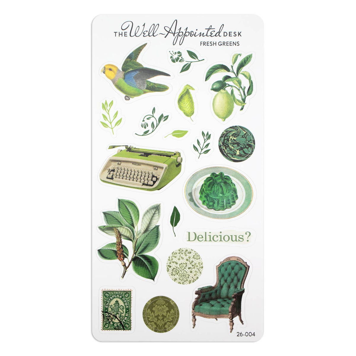 Fresh Greens Sticker Sheet