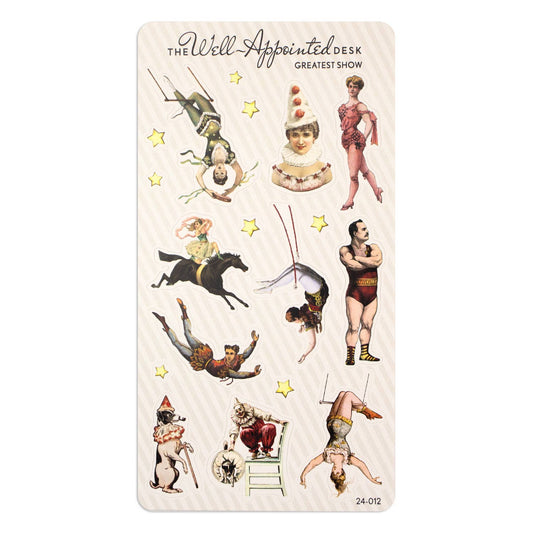Greatest Show Circus Sticker Sheet